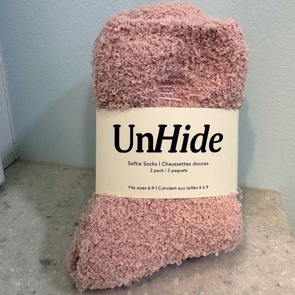 UnHide Cozy Women's Socks - Blush Pink